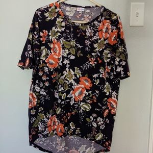3 for $15 LuLaRoe Purple Floral Irma Top